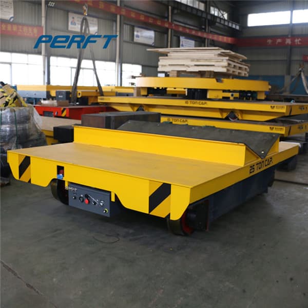 motorized transfer trolley on forging factory 30 tons